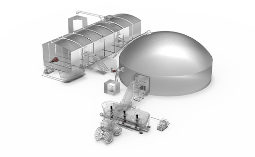 Biogas plant mixers Agricoltura Foresta Applicazioni Mercati