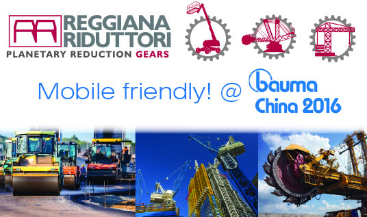 Banner Reggiana Riduttori Bauma China 2016